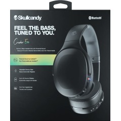 Skullcandy Crusher Evo Trdls Headphones - Powerful Sound & Ultimate Comfort in Black | Model: 0810015587249